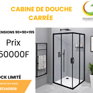 CABINE DE DOUCHE CARREE