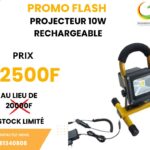 PROJECTEUR 10W RECHARGEABLE