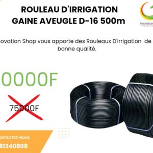 ROUELAU D'IRRIGATION GAINE AVEUGLE D-16 500m
