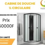 CABINE DE DOUCHE DEMI CIRCULAIRE