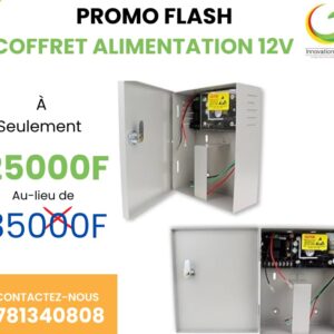 COFFRET ALIMENTATION 12V AVEC BATTERIE