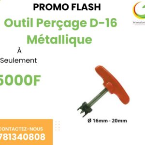 Outil Perçage D-16 Métallique