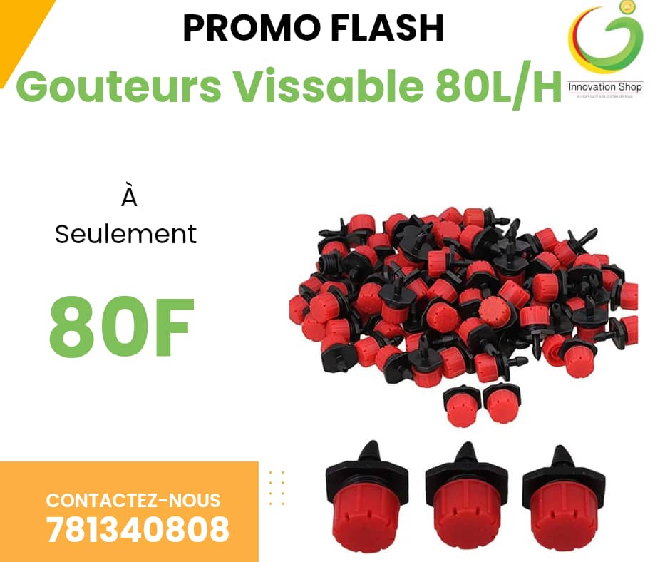 Gouteurs Vissable 80L/H