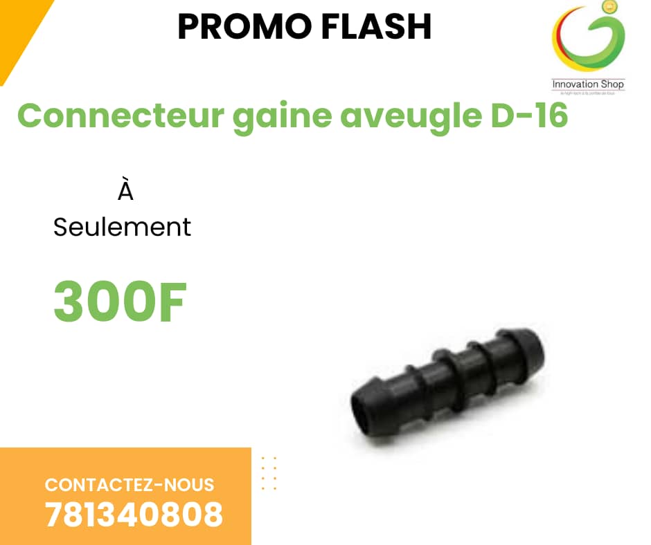 CONNECTEUR GAINE Aveugle D-16
