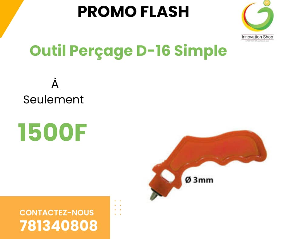 Outil Perçage D-16 Simple